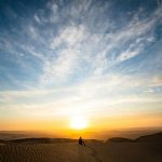 sand dunes during golden hour